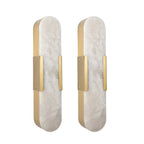 Marbre Doré sconce gold hardware detail