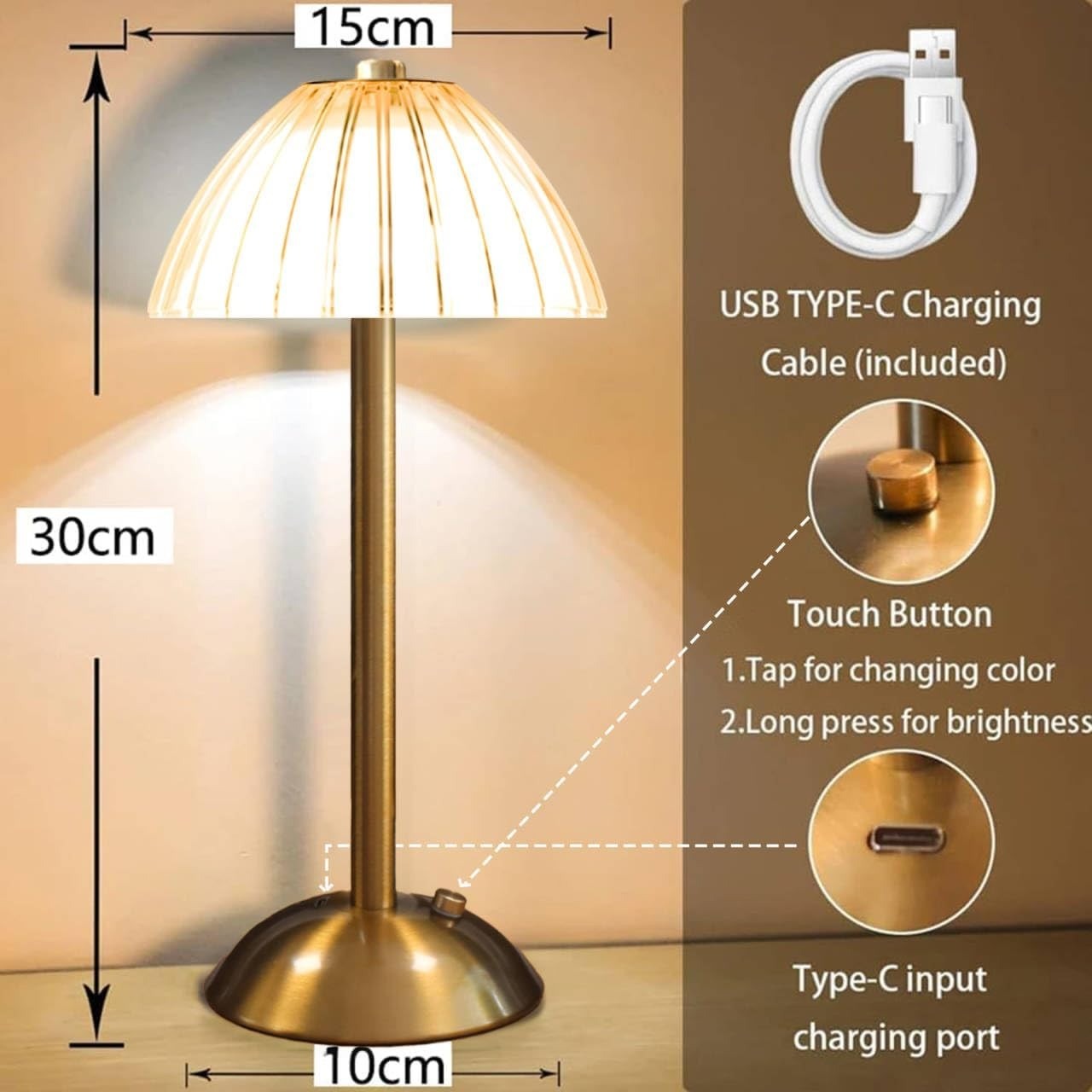 Halo light detail of dimmable control