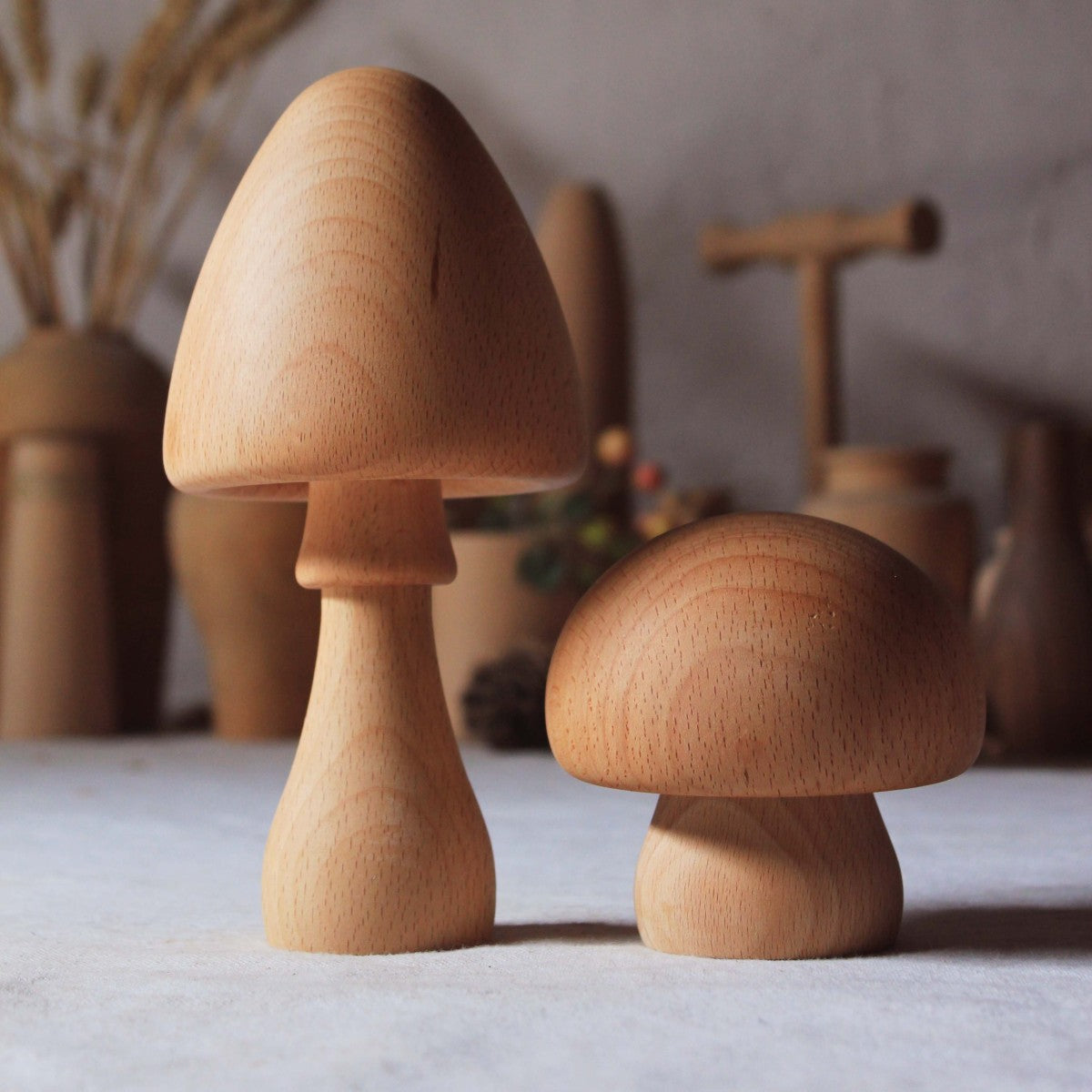 Veilleuse Bois champignon