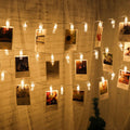 LED Photo Holder String Lights – studio product photo | Belloriana