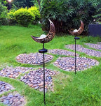 LED Solar Flame Light Metal LED Garden Light Flame Effect Lamp Waterproof Outdoor Lights – detail view 4 | Belloriana
