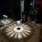 Cristal lamp full silhouette
