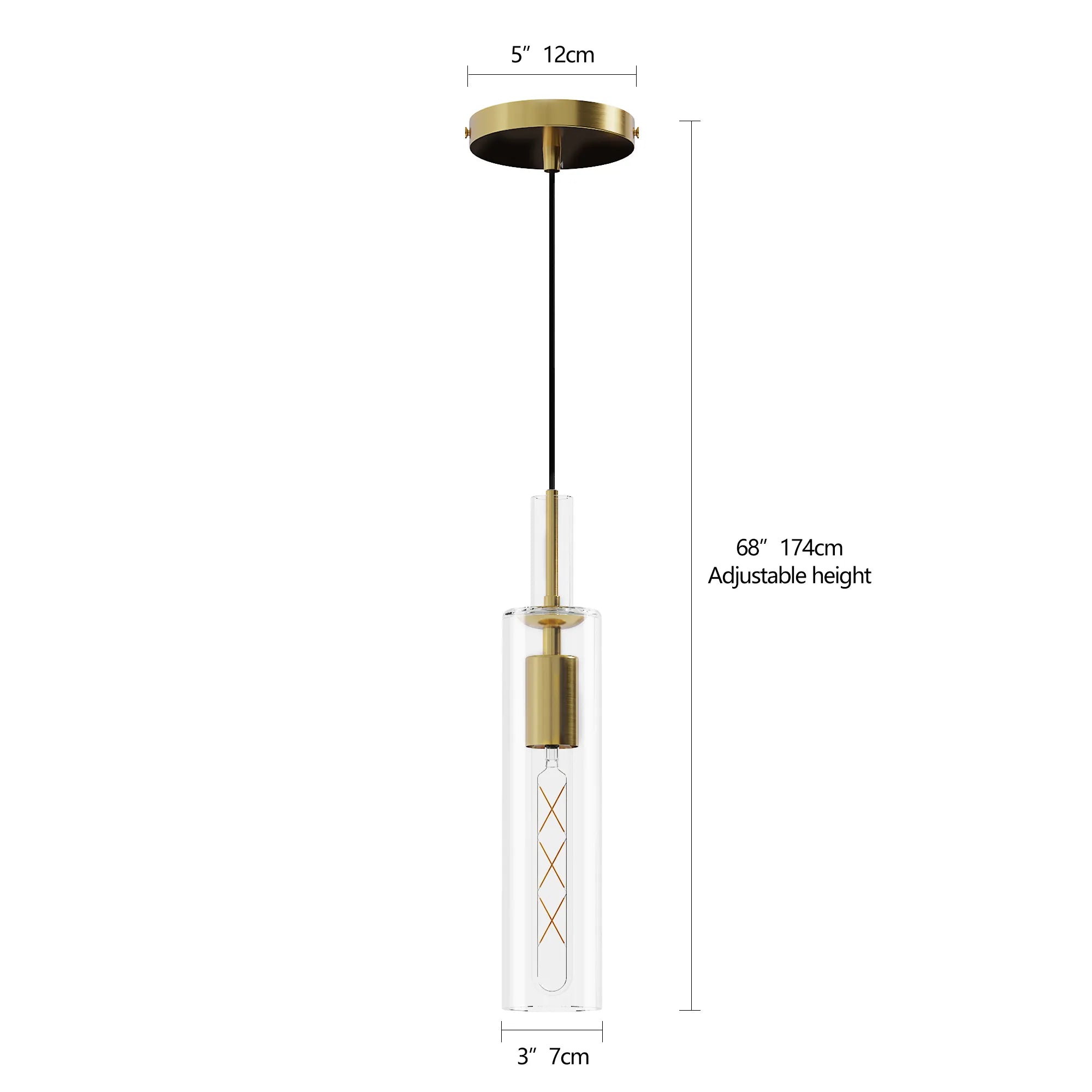 Suspension sputnik doré ambiance