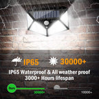 LED Solar Wall Light – detail view 3 | Belloriana