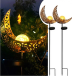 LED Solar Flame Light Metal LED Garden Light Flame Effect Lamp Waterproof Outdoor Lights – studio product photo | Belloriana