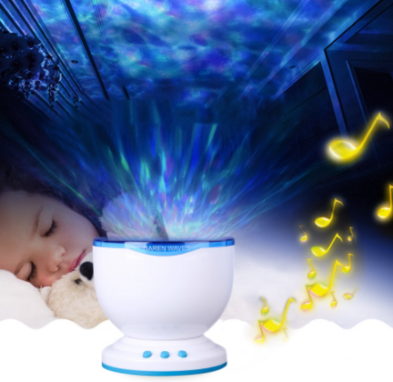 Ocean Lamp Projection Lamp LED – studio product photo | Belloriana