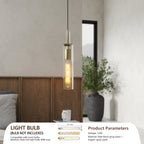 Trio Doré Gold Pendant Light Set - farmhouse dining room lifestyle setting