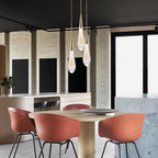 Aurelia Cascade Crystal Chandelier - side profile showing arm structure
