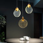 Versailles Crystal Dining Chandelier - illuminated evening glow