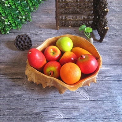 Coupe à Fruits Bois Sculpté