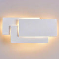 Facette Acrylic Sconce Wall Light - mounted on hallway wall