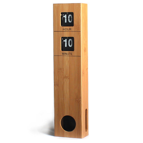 Horloge Murale Artisanale en Bambou