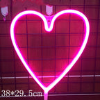 Decorative Neon Lights At Night – detail view 3 | Belloriana