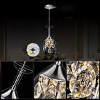 Étoile Crystal Pendant Light - illuminated glow detail