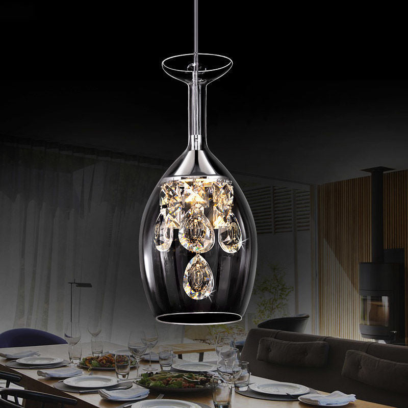 Étoile Crystal Pendant Light - lifestyle dining room setting