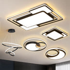 Épure Modern Flush Ceiling Light - close-up of clean circular diffuser