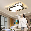 Épure Modern Flush Ceiling Light - mounted in hallway