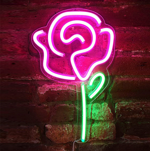 LED Transparent Backboard Neon Light Special-shaped Wall Hanging Decorative Lights – detail view 1 | Belloriana