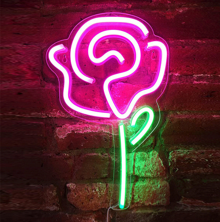 LED Transparent Backboard Neon Light Special-shaped Wall Hanging Decorative Lights – detail view 4 | Belloriana