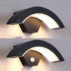 LED Wall Light Curved Moon Induction Wall Light – studio product photo | Belloriana