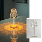 Lampe Cristal ambiance chevet