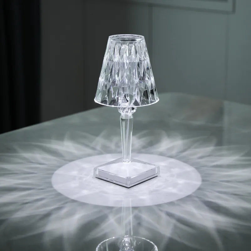 Lampe Cristal rechargeable diamant