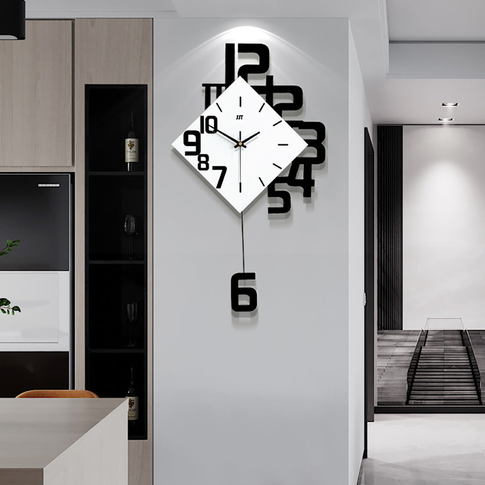 Horloge Murale Bois Digitale