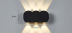 Brise Outdoor-Indoor Waterproof Wall Light - illuminated evening glow