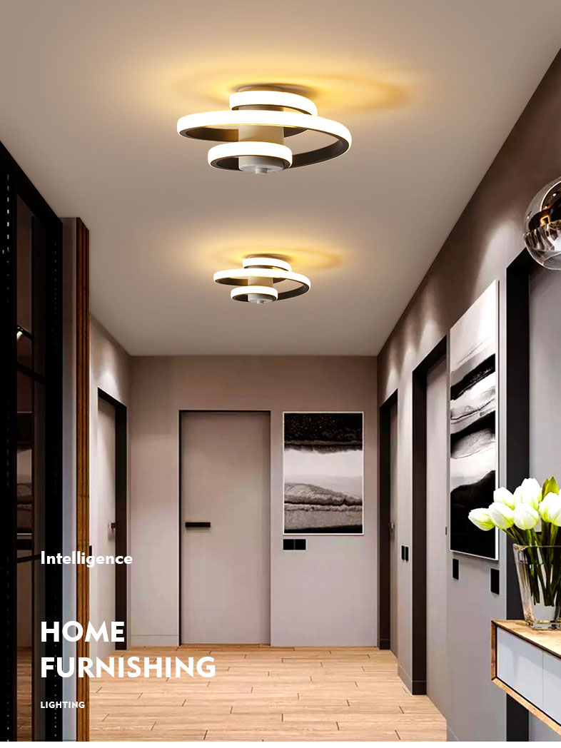 Simple And Modern Metal LED Lighting Ceiling Light – detail view 3 | Belloriana
