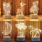 Bedroom Bedside Creative Electronic Night Light – studio product photo | Belloriana