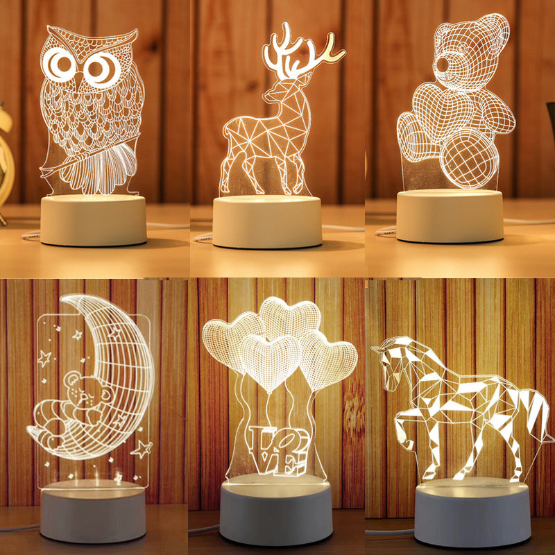 Bedroom Bedside Creative Electronic Night Light – studio product photo | Belloriana