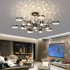 Light Luxury Chandelier Nordic Star Lamp Combination Whole House Package – detail view 1 | Belloriana