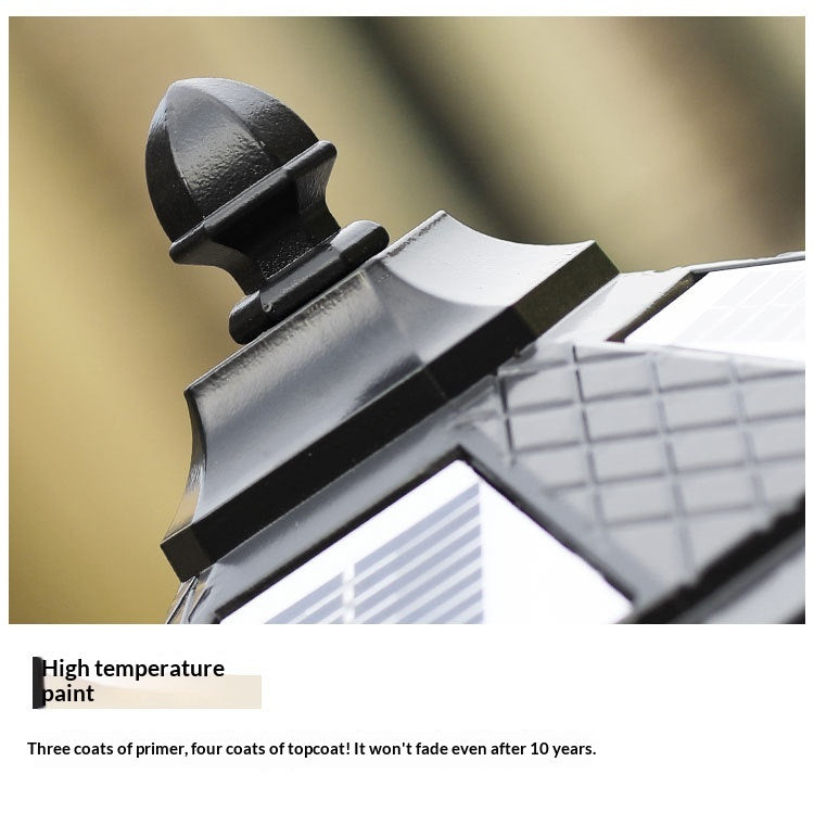 Colonne Solaire light solar panel detail