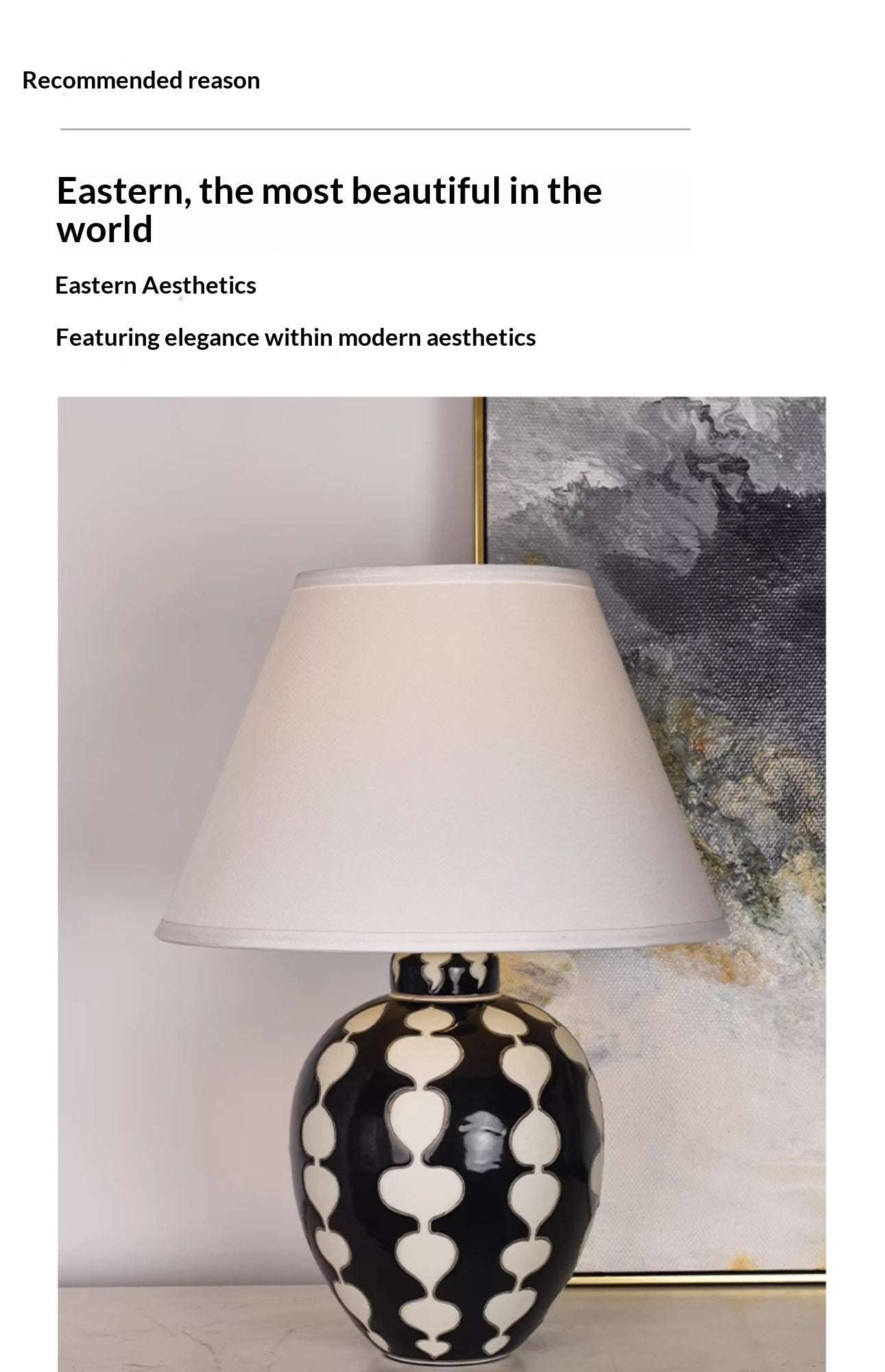 Villa Toscana Ceramic Table Lamp - base detail