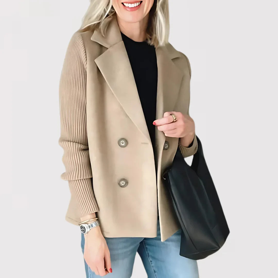 Veste à revers croisé