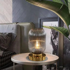 Lampe de chevet en verre - ambiance
