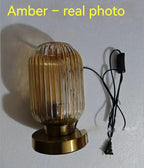 Lampe de chevet en verre - chambre