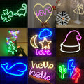 Decorative Neon Lights At Night – studio product photo | Belloriana