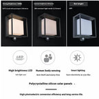 Jardin Solaire wall light switched on