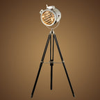 Stage Floor Lamp Industrial Style Tripod – detail view 4 | Belloriana