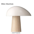 Fungo Sculptural Mushroom Table Lamp - illuminated warm glow