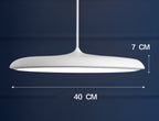 Nordique Minimalist LED Chandelier - full silhouette detail