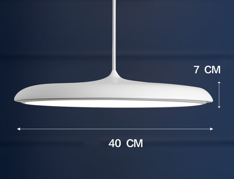 Nordique Minimalist LED Chandelier - full silhouette detail