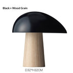 Fungo Sculptural Mushroom Table Lamp - full silhouette side view