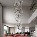Lustre Industriel Loft Multi-Anneaux