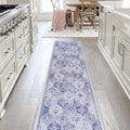 Tapis Couloir Lavable Bleu MAVAL