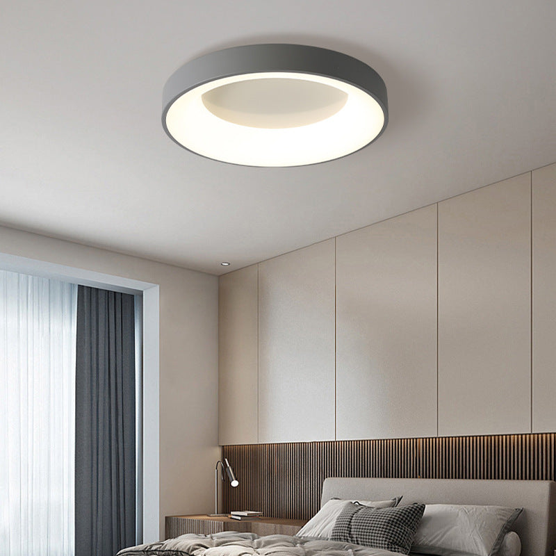 Sérénité Minimalist Bedroom Ceiling Light - illuminated soft glow
