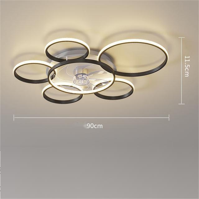 Ceiling Suction Living Room Bedroom Fan Light – detail view 3 | Belloriana