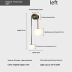 Doré Golden Accent Wall Lamp - illuminated warm glow