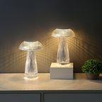 Creative Crystal Lamp Jellyfish Table Lamp Light Luxury Touch Decoration Home Decor – detail view 3 | Belloriana